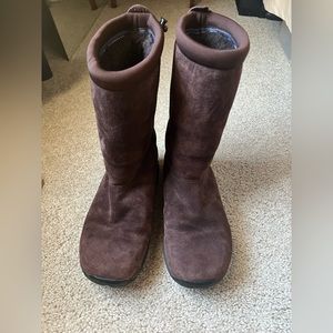 Merrell suede winter boots with lining very warm great condition - women size 9